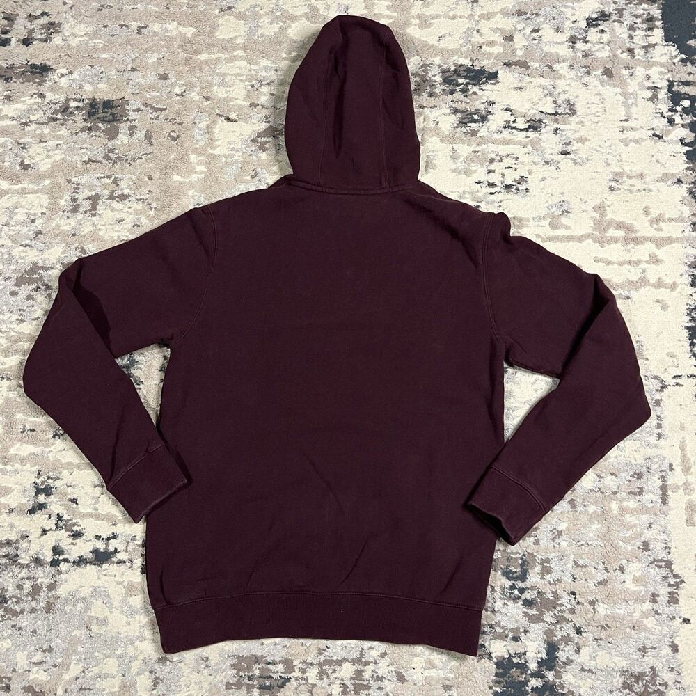 VORTEX Core Logo Hoodie Mens Small Maroon Sweatshirt Pocket Hunting - Picture 7 of 10
